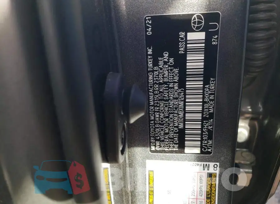 NMTKHMBX0MR126475 Photo# 12