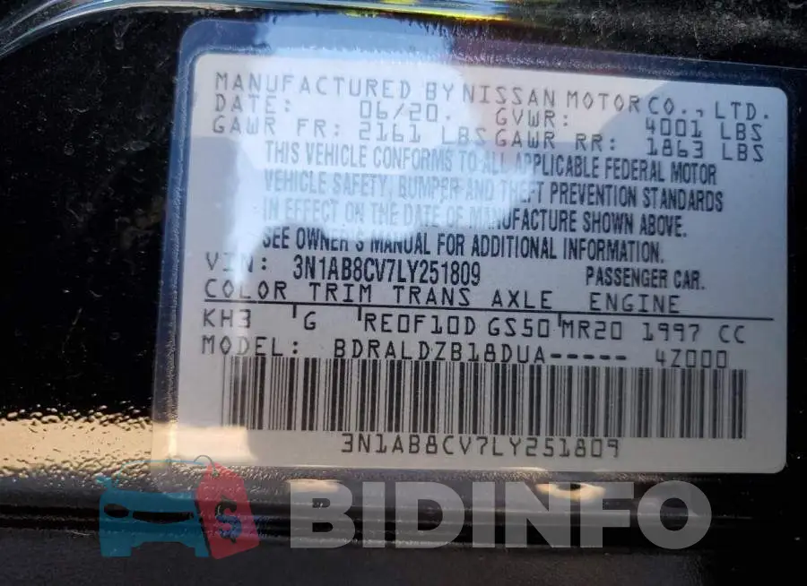 3N1AB8CV7LY251809 Photo# 12