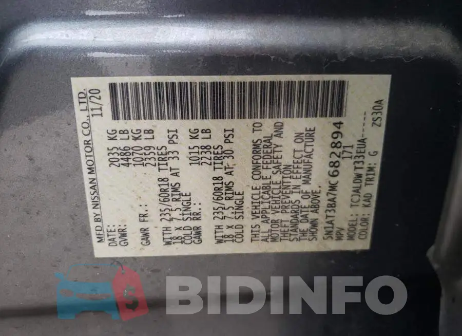 5N1AT3BA7MC682894 Photo# 13
