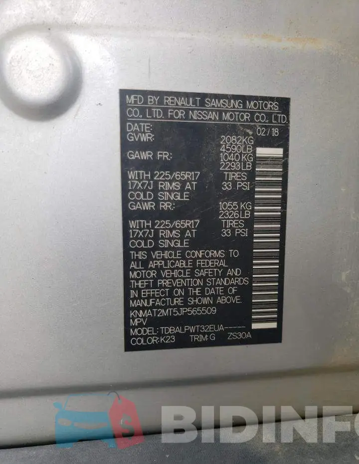 KNMAT2MT5JP565509 Photo# 14