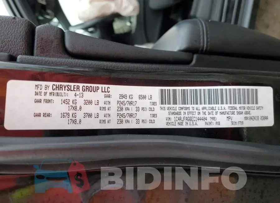 1C4RJFAG6EC144404 Photo# 14