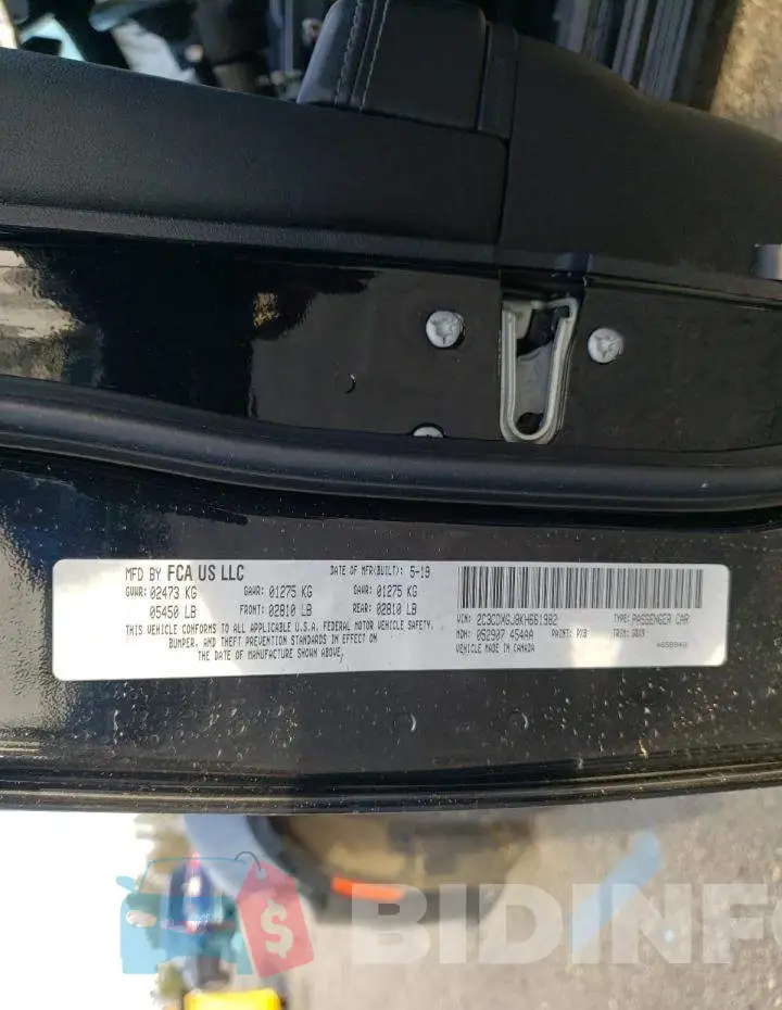 2C3CDXGJ8KH661982 Photo# 12