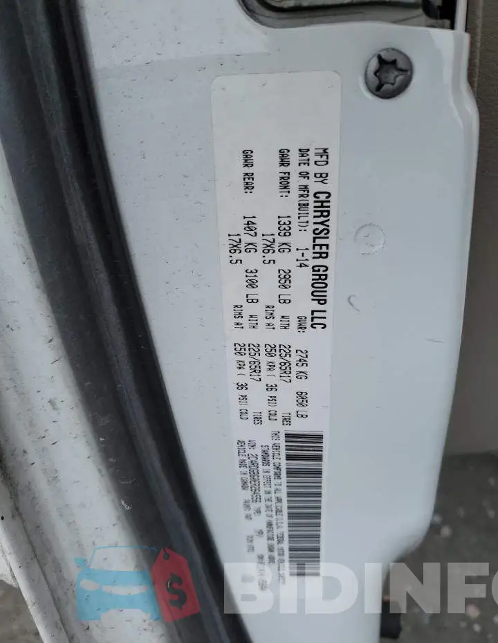 2C4RDGBG0ER264556 Photo# 13