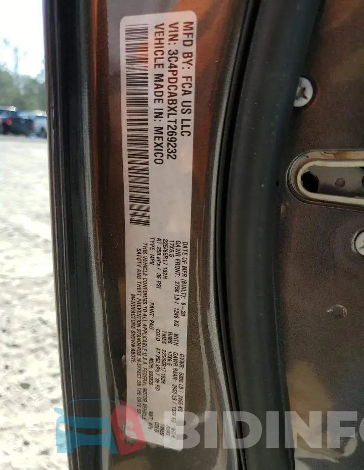 3C4PDCABXLT269232 Photo# 13