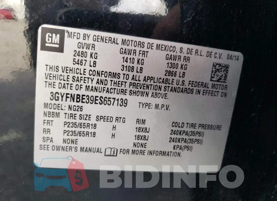 3GYFNBE39ES657139 Photo# 12
