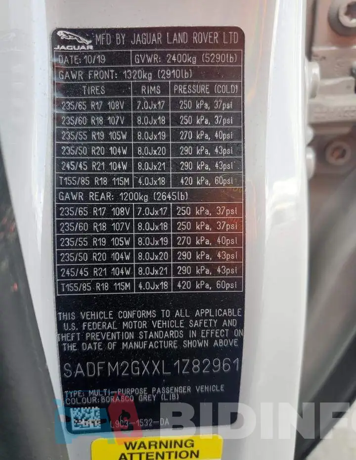 SADFM2GXXL1Z82961 Photo# 14