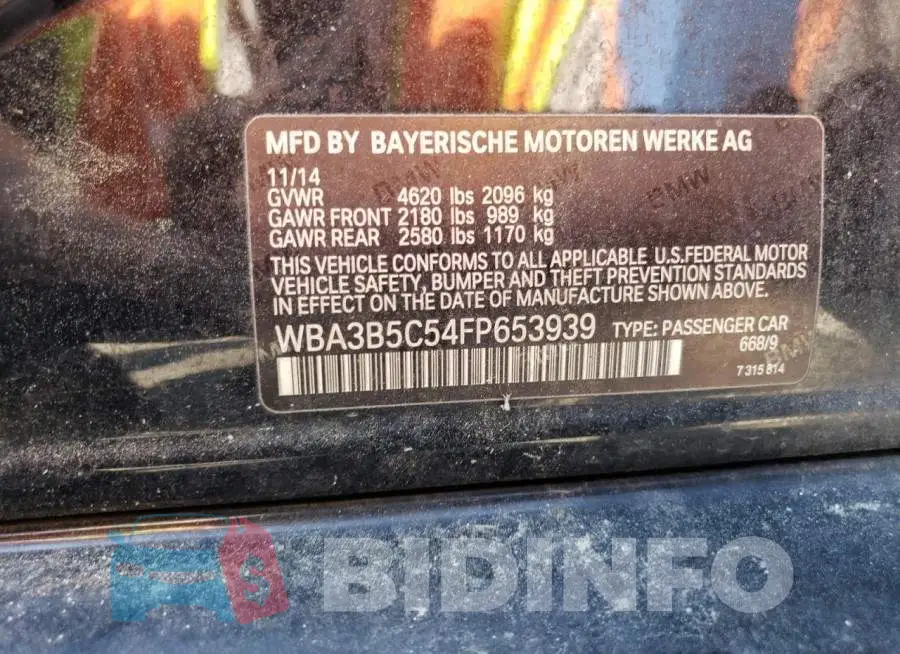 WBA3B5C54FP653939 Photo# 13
