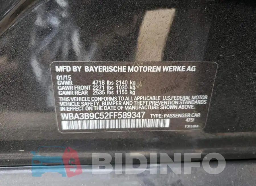 WBA3B9C52FF589347 Photo# 10