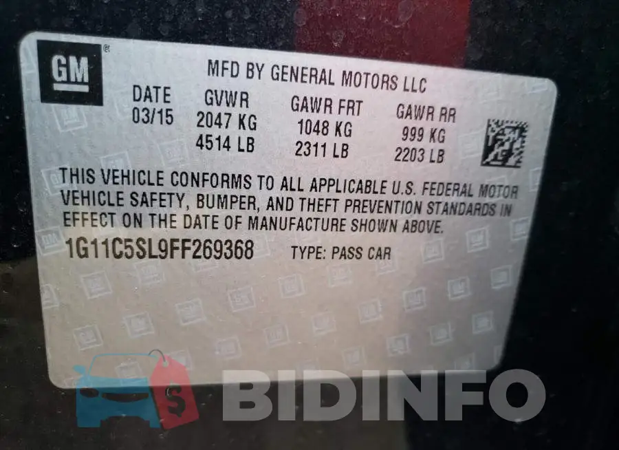 1G11C5SL9FF269368 Photo# 12