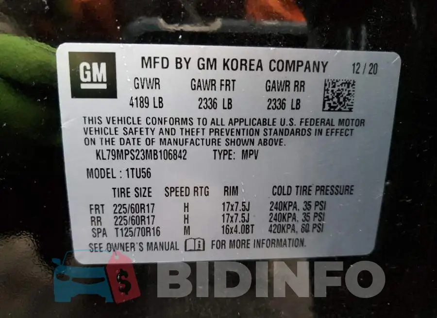KL79MPS23MB106842 Photo# 13