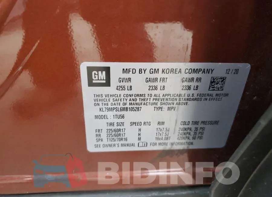 KL79MPSL6MB105287 Photo# 13