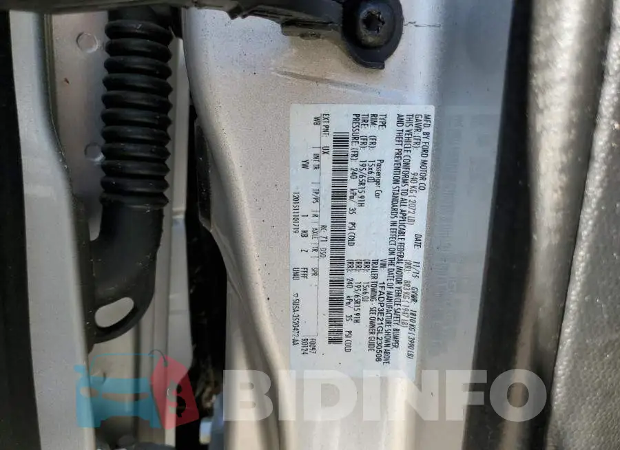 1FADP3E21GL230508 Photo# 12