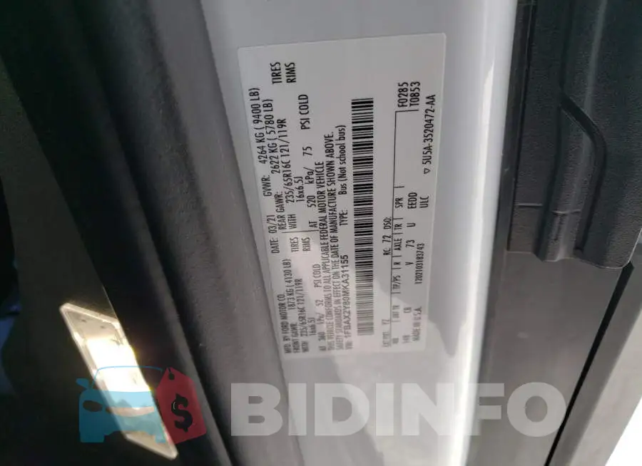 1FBAX2Y80MKA31155 Photo# 13