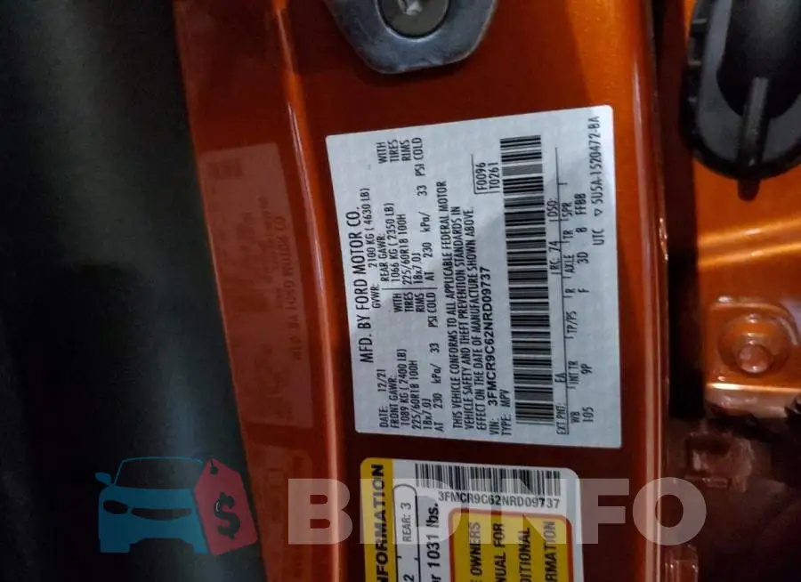 3FMCR9C62NRD09737 Photo# 13