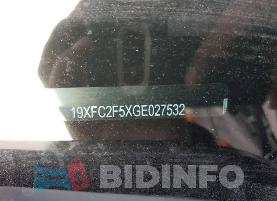 19XFC2F5XGE027532 Photo# 12