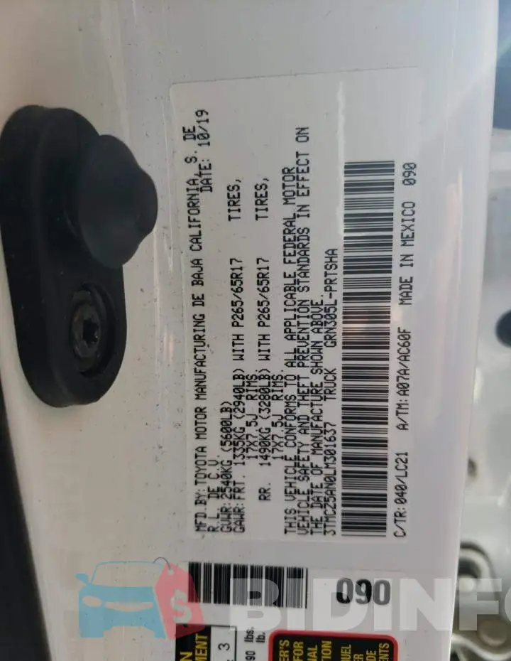 3TMCZ5AN0LM301637 Photo# 12