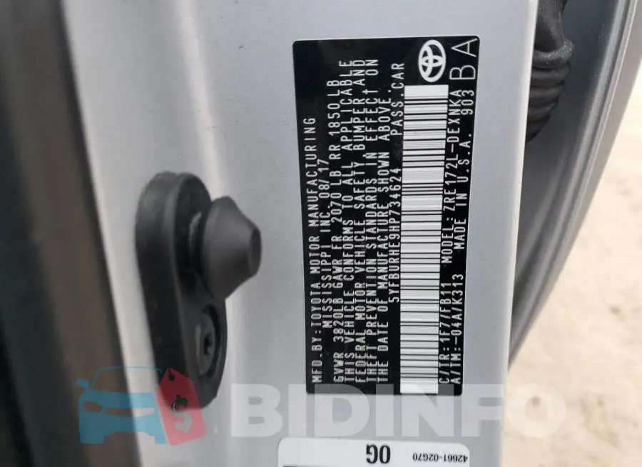 5YFBURHE9HP734624 Photo# 12