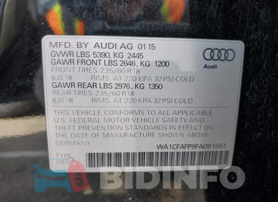 WA1CFAFP9FA091661 Photo# 13