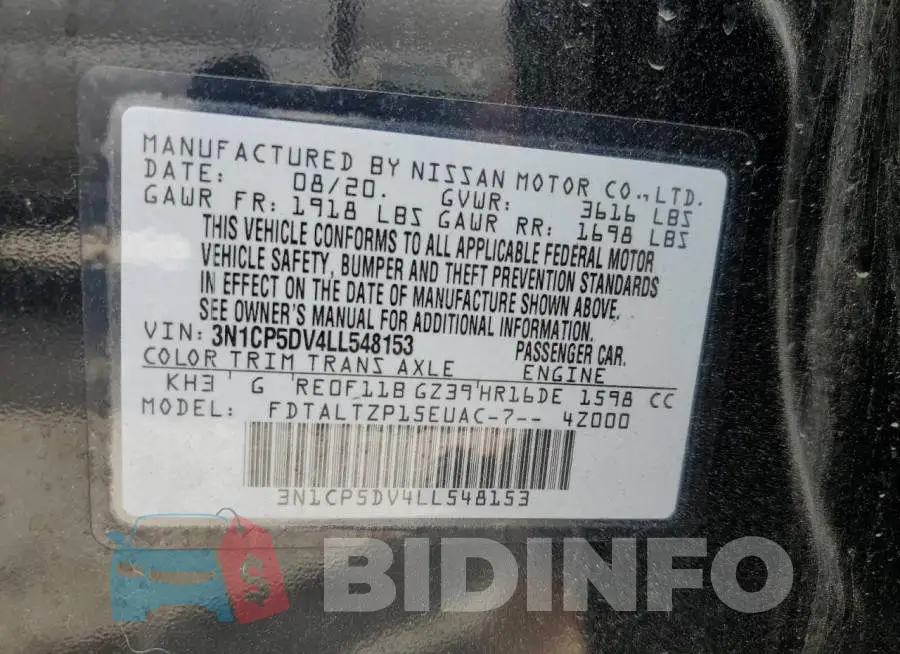 3N1CP5DV4LL548153 Photo# 12