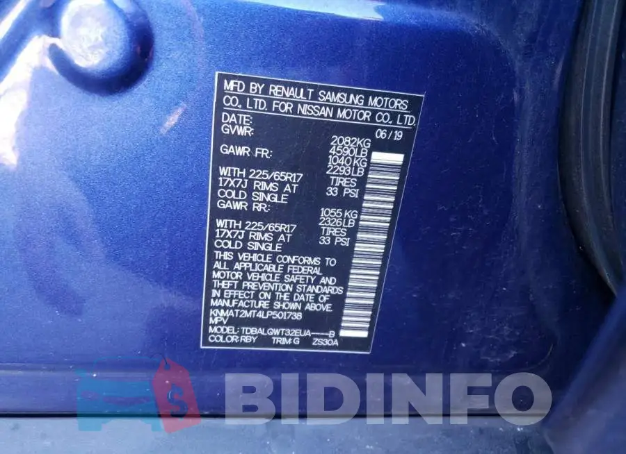 KNMAT2MT4LP501738 Photo# 13