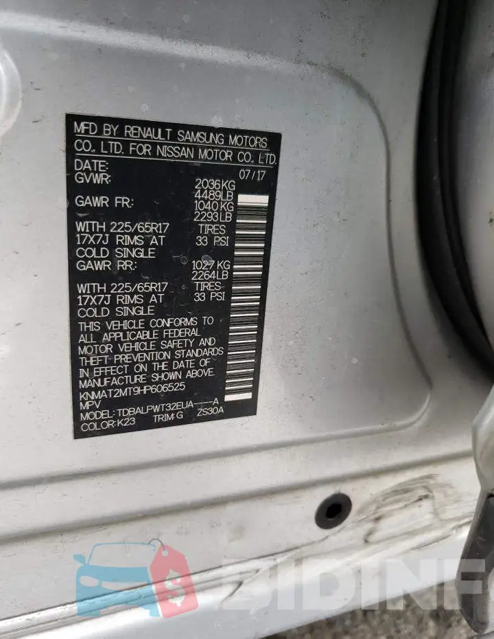 KNMAT2MT9HP606525 Photo# 13
