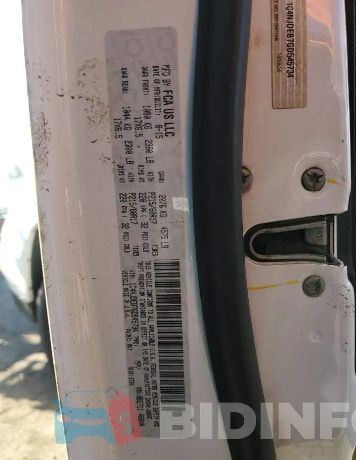 1C4NJDEB7GD545734 Photo# 13