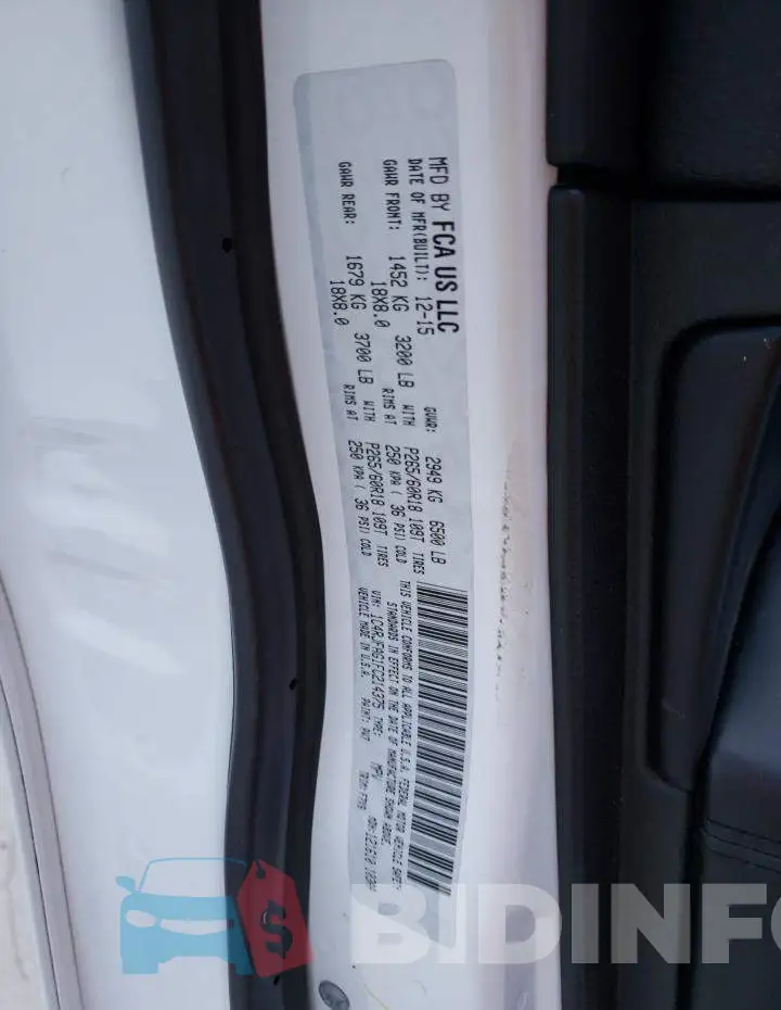 1C4RJFAG1FC214375 Photo# 13