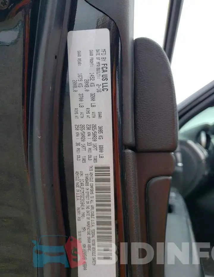 1C4RJFCM7GC316414 Photo# 13