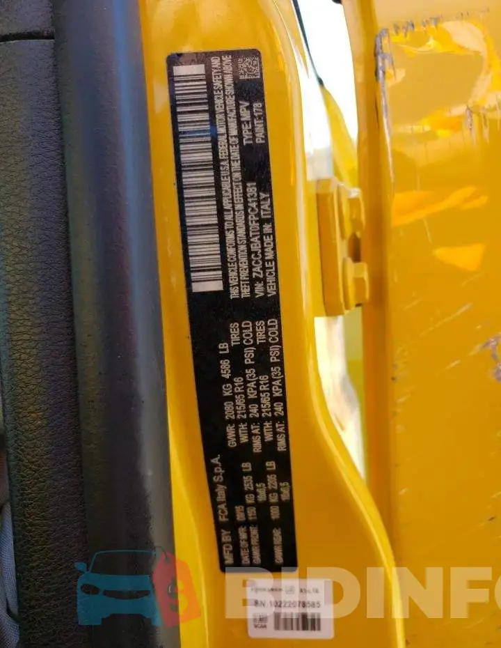 ZACCJBAT0FPC41381 Photo# 13