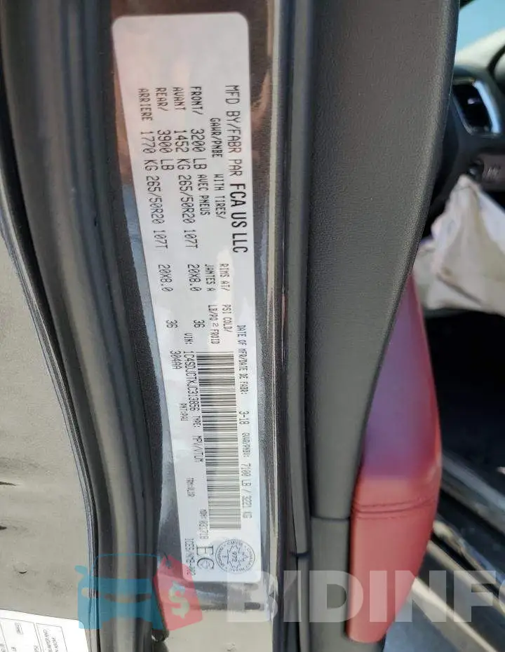 1C4SDJCTXJC313856 Photo# 12