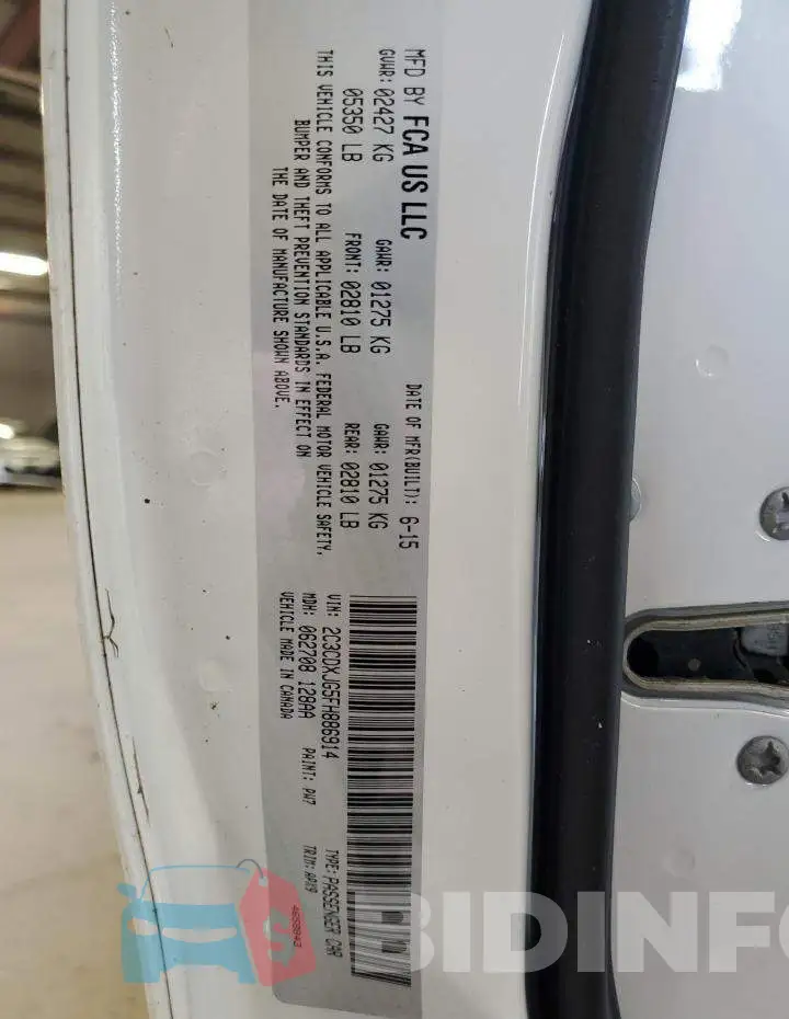 2C3CDXJG5FH886914 Photo# 12