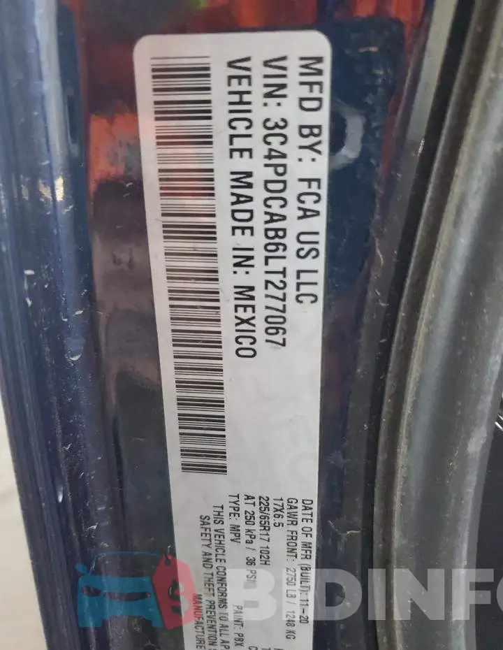 3C4PDCAB6LT277067 Photo# 13