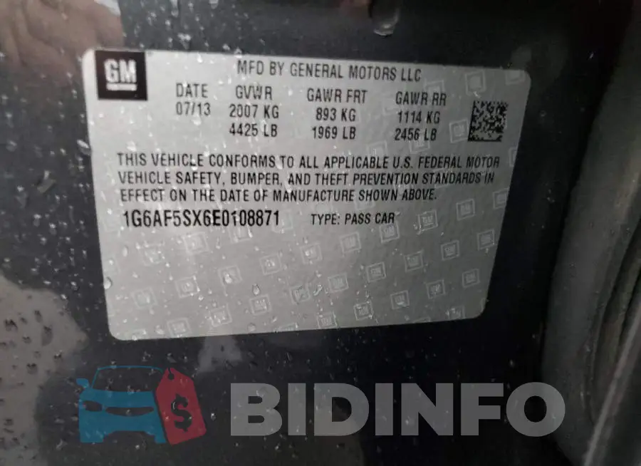 1G6AF5SX6E0108871 Photo# 12