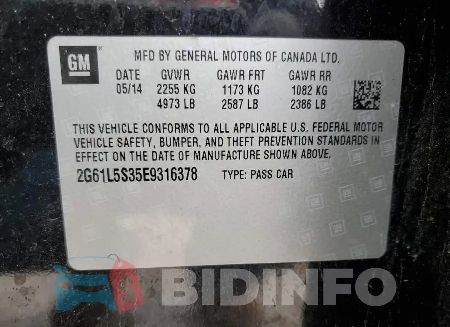 2G61L5S35E9316378 Photo# 12