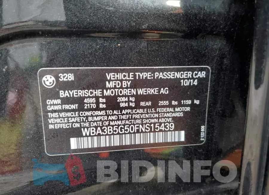 WBA3B5G50FNS15439 Photo# 12