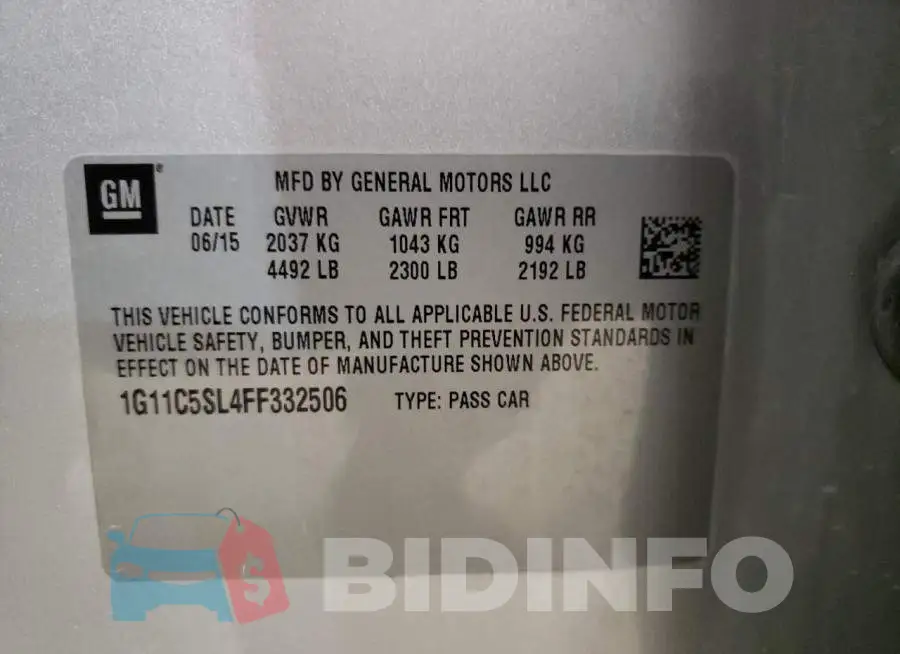 1G11C5SL4FF332506 Photo# 12