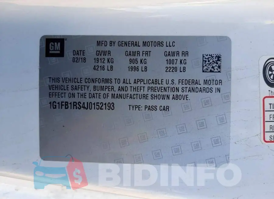 1G1FB1RS4J0152193 Photo# 12