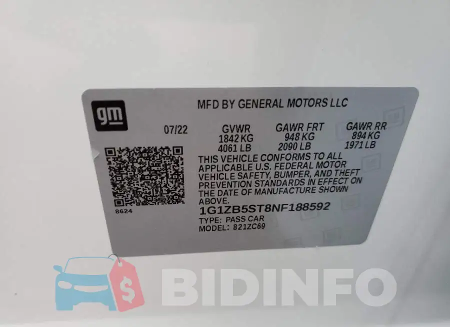1G1ZB5ST8NF188592 Photo# 12