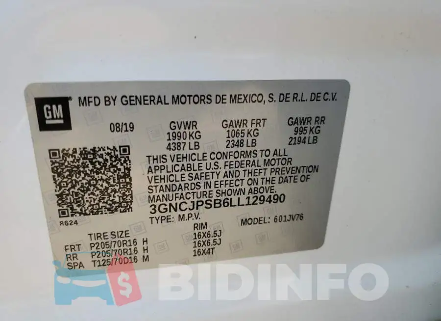 3GNCJPSB6LL129490 Photo# 12