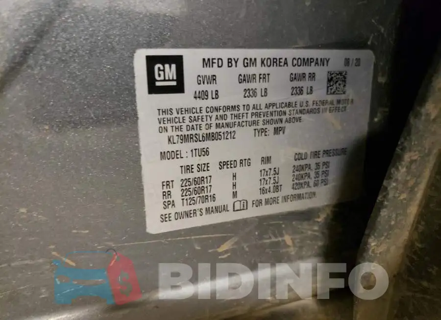 KL79MRSL6MB051212 Photo# 14