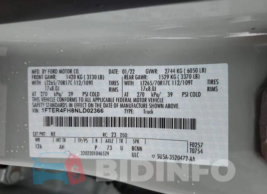 1FTER4FH8NLD02366 Photo# 12