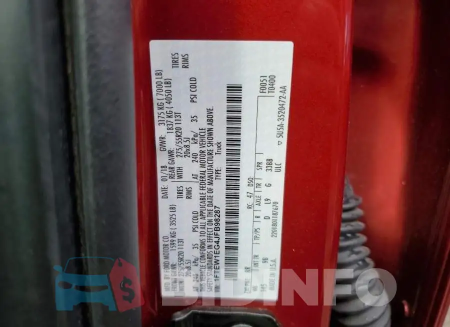 1FTEW1EG4JFB98287 Photo# 10