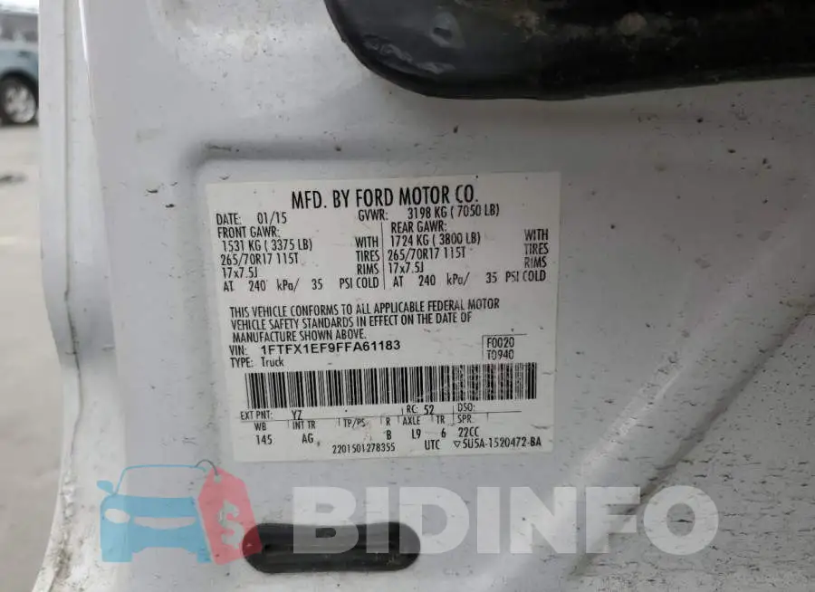 1FTFX1EF9FFA61183 Photo# 12