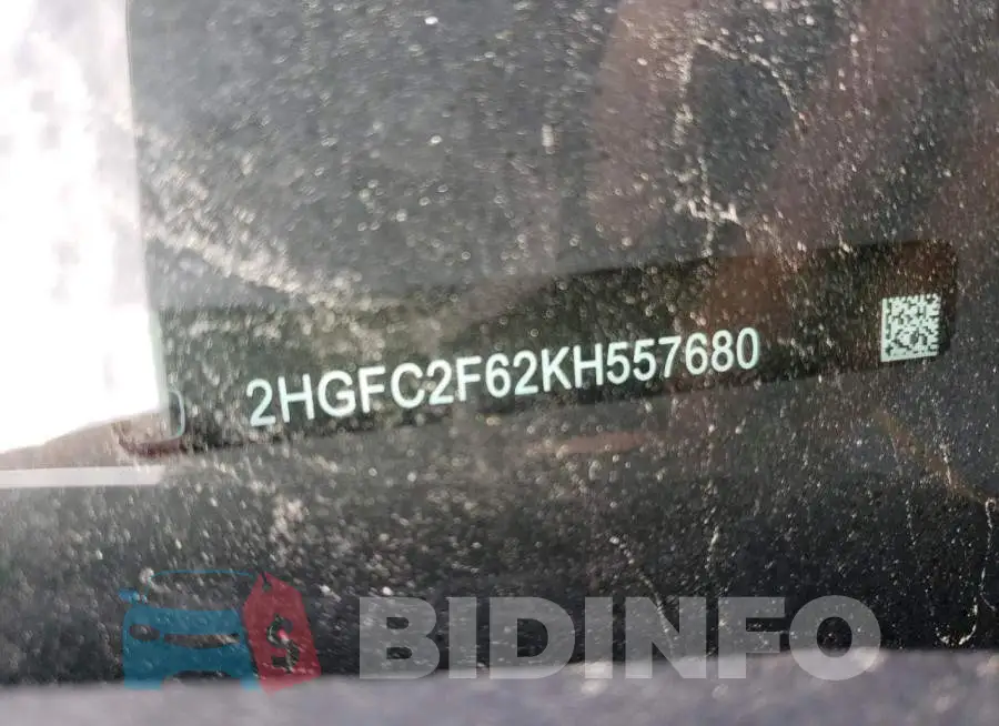 2HGFC2F62KH557680 Photo# 13