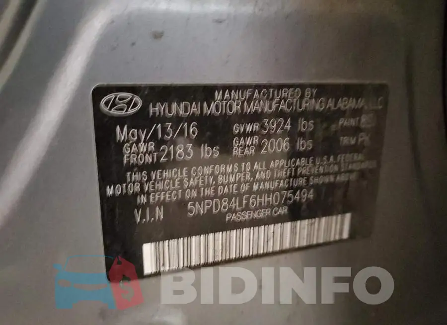 5NPD84LF6HH075494 Photo# 12