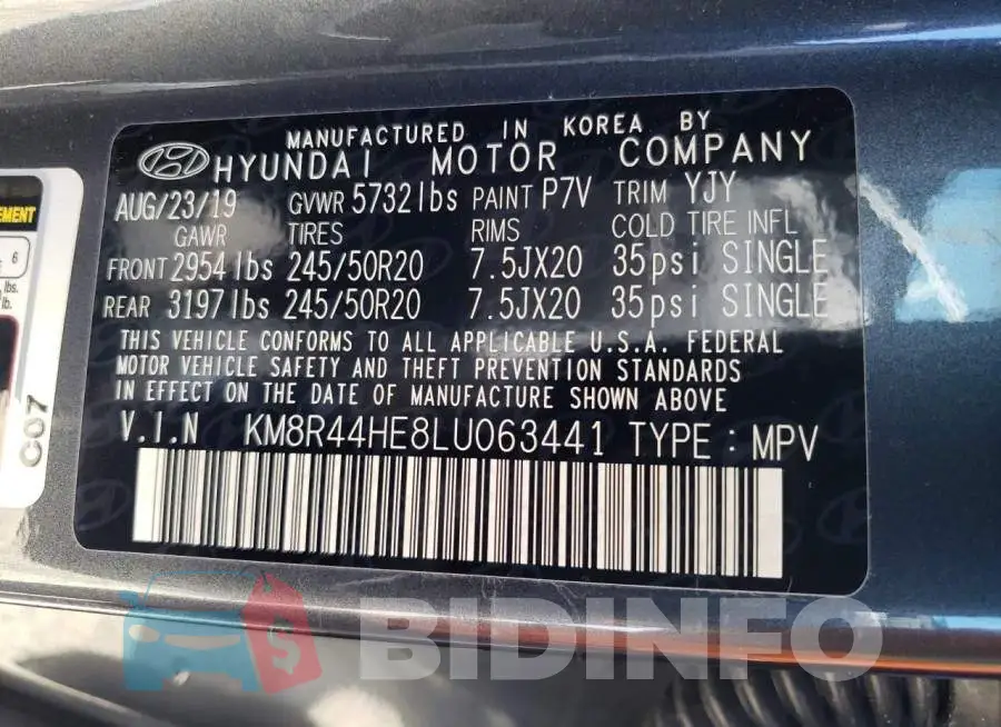 KM8R44HE8LU063441 Photo# 14