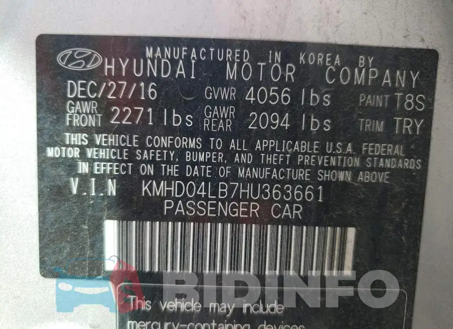 KMHD04LB7HU363661 Photo# 12