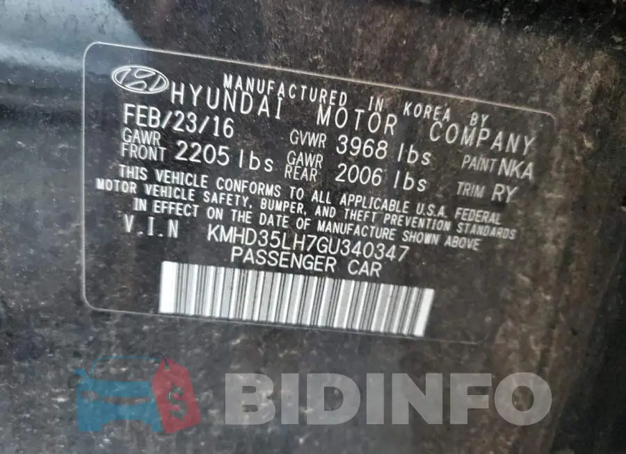 KMHD35LH7GU340347 Photo# 10