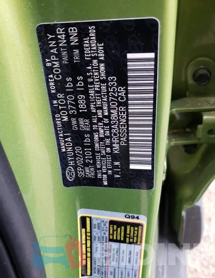 KMHRC8A38MU072533 Photo# 10