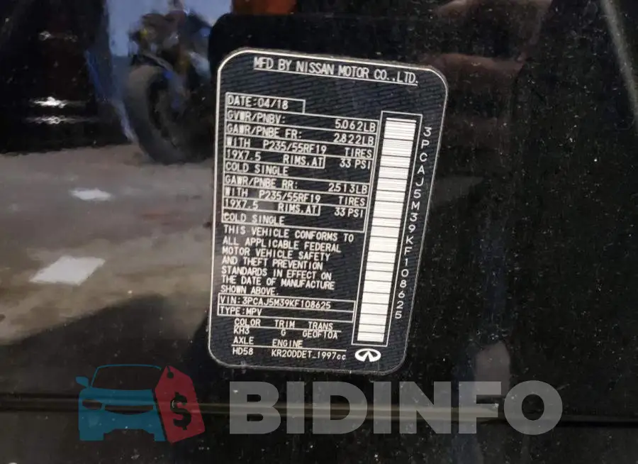 3PCAJ5M39KF108625 Photo# 13